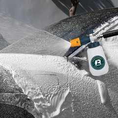 Sooprinse Foam Cannon with 1/4 Inch Quick Connector, Yellow+Dark Green+Black