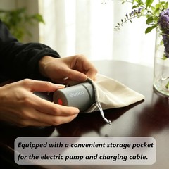 Travel Vacuum Pump for Vacuum Storage Bags, Mini USB Rechargeable Portable