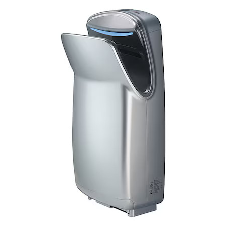 World Dryer V-649A Automatic Hand Dryer, 10 Sec Dry, 60, 110 To 120V Ac,