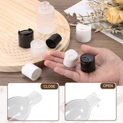 15Pcs White Disc Top Caps Replacement 24/410 Press Disk Cap 1.1×1.1×0.9”