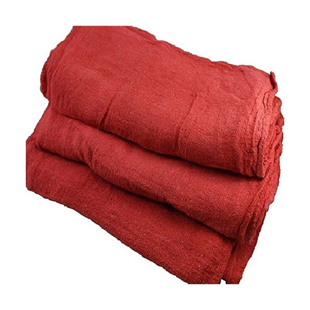 1000 Red Shop Towels – 100% Cotton – Industrial Grade – for Garage Cleaning a…