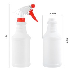 YaCCHLuu 2 Pack 16 Oz Spray Bottles,Adjustable Empty Bottle for clear