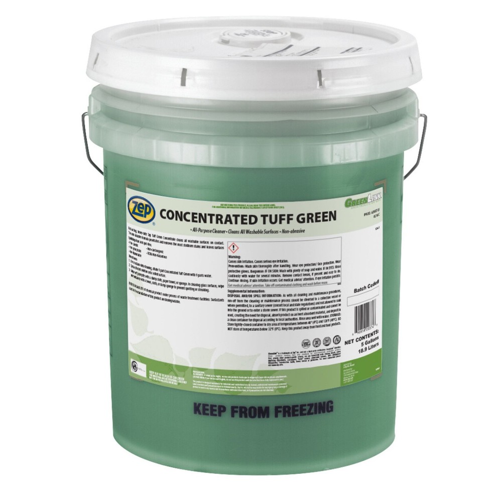 Zep Tuff Green All-Purpose Cleaner Concentrate – 5 Gallon (1 Unit) 203735 –