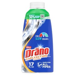 Drano EarlyAction Foamer, Drain Clog Remover & 17 Fl Oz (Pack of 1), Multi