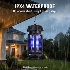 Baldr Bug Zapper Outdoor Indoor 20W Instant Grid Mosquito Repellent Coverage Of