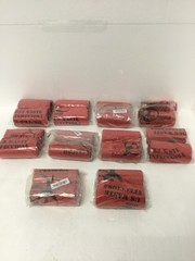 100 NEW Red Biohazard Waste Bags 10 Gallon Labeled, Medical Grade FREE SHIPPING
