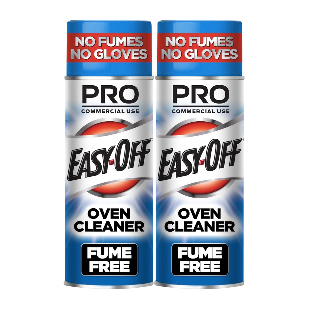 Easy-Off Fume Free PRO size Oven Cleaner Foam, Removes 24 Ounce (Pack of 2)