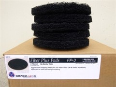 Genuine 8″ Cimex Black Heavy Duty Scrubbing Pads FP-3 – Fits 48 Series Machines