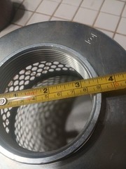 NOS Universal 3.4″ Round Hole Trash Pump Strainer