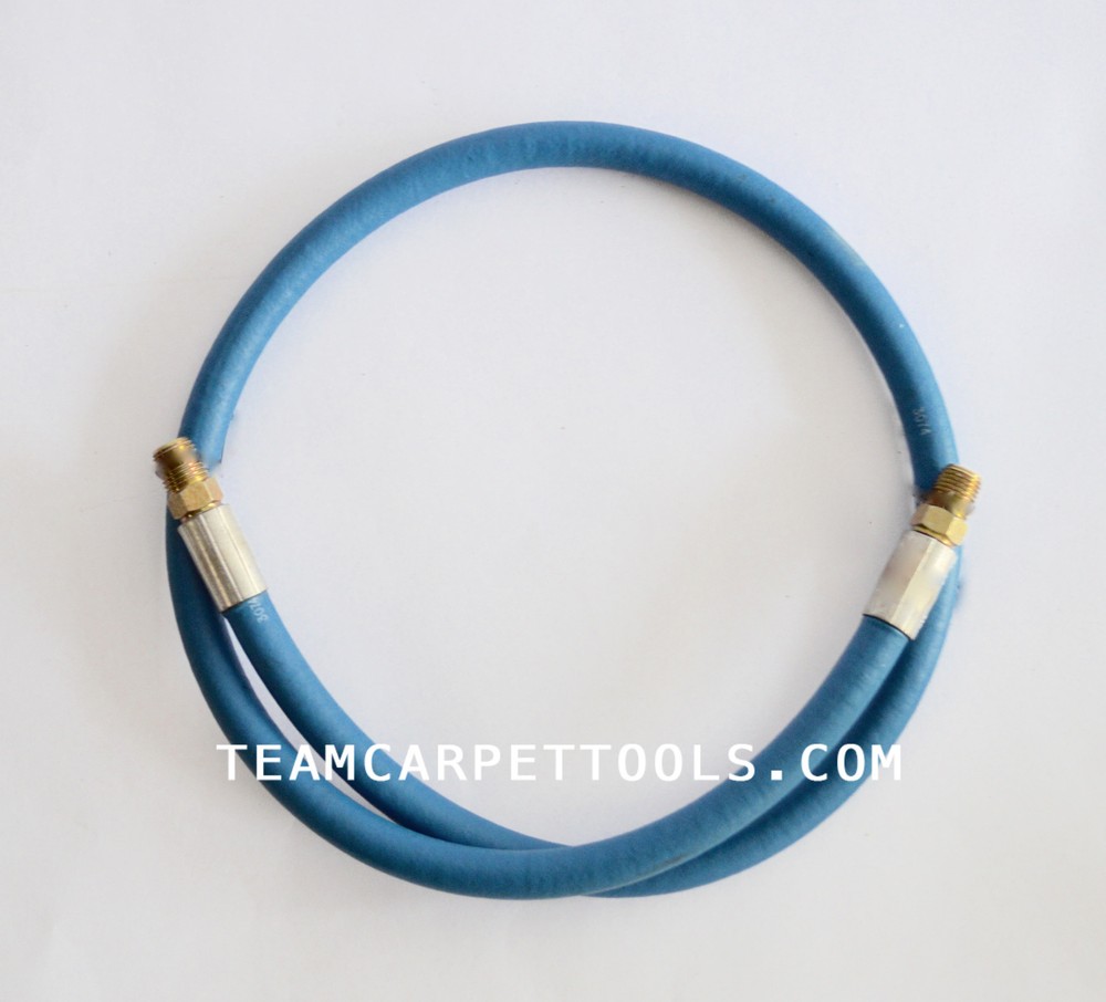 Carpet Cleaning Wands 41″ of Blue Solution Line Hose 3000 PSI 1/4″ Male x Male