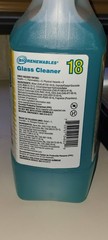4 Bottles Clean on the Go Spartan BioRenewables Glass Cleaner #18 2L