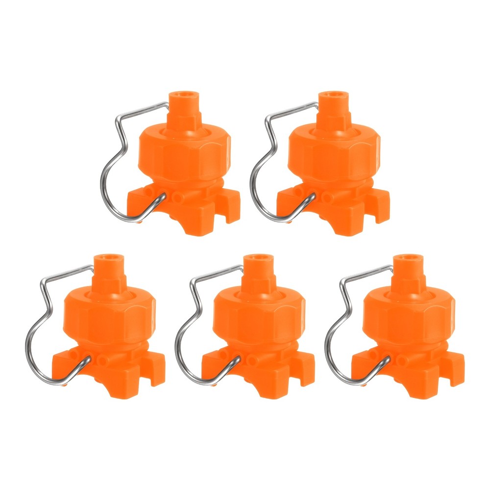 5Pcs 65 Degree Spray Nozzle with Clip Fit 25mm/1″ Hose, 0.56m³/h