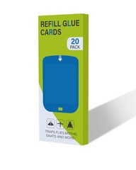 20 Pcs Refill Cartridges for Stem Flying Insect Light Trap, Replacement Blue