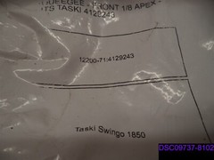 Squeegee Front 1/8 APEX Fits Taski 4129243 P/N GSQ1175BX