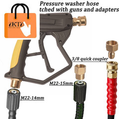 X-887 High Pressure Washer Gun with Foam Cannon 2 Adapter 13.78 inches