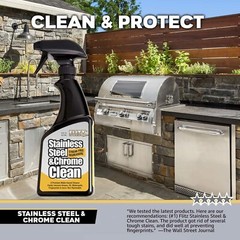 FLITZ Stainless Steel & Chrome Cleaner TWO PACK 16oz Spray Bottle (See Video)