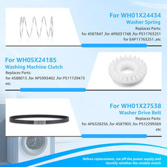 Upgraded WH03X30517 Washing Machine Shift Actuator WH01X27538 Drive White