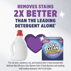 OxiClean Max Efficiency Odor Blasters Laundry Stain Remover Powder, 11 lb.