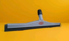 22″ Floor Squeegee Head Double-Foam Rubber Blade, Plastic Gray QTY-3
