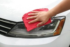 Pack of 10 Red Shop Towels – 12 x 14 Cleaning Rags for Homes Cars Auto Garage