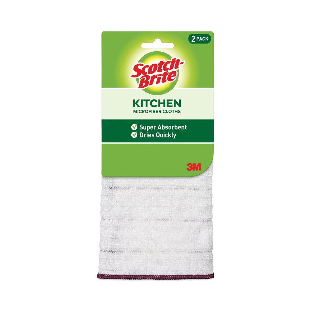 Scotch-Brite 90322 11.4″ x 12.4″ Kitchen Cleaning Cloth – Wht (24/CT) New
