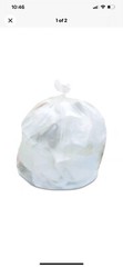 Radiance 40-45 Gal Trash Can Liners 40×48 13 Mic Natural 250/Case I25229