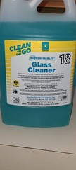 4 Bottles Clean on the Go Spartan BioRenewables Glass Cleaner #18 2L