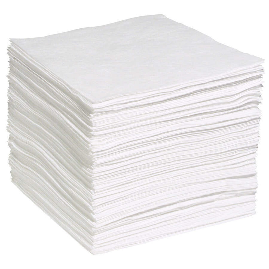 Oil Only ABSORBENT PADS – WP-S – Light Weight Sheets – 200 Count
