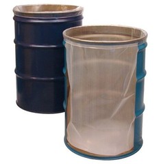 Berry Plastic 1003286 50 Count 55 Gallon 2.7 Mil Clear Trash Garbage Bags Liners