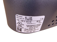 Xlerator Hand Dryer by Excel XL-GR 110/120VAC Graphite Gray 308161A