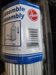 Genuine HOOVER 40140201 43611042 BAGLESS UPRIGHT ROUND HEPA FILTER