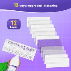 20 Pack Power Mop Pad Refills for Swiffer PowerMop Multi-Surface Mop, Powermo…