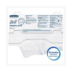 Scott 07410CT 15″ x 18″ Sanitary Toilet Seat Covers (125/Pk, 24 Pk/Ct) New