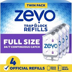 Zevo Flying Insect Trap Official Refill Cartridges – Fits Both White