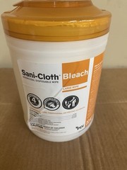 Sani-Cloth Bleach Germicidal Disposable Wipe The Case Of 12