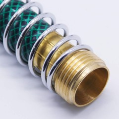 Lifynste Garden Hose Extension Adapter, Kink Protector 0.75 inches, Gold