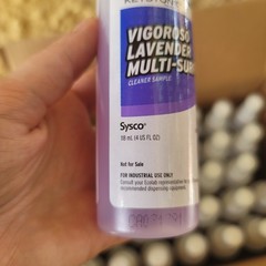 [Lot of 35] Ecolab Vigoroso Lavender Multi-Surface Cleaner Sample 4fl Industrial