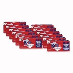 Brillo 56102 3.2″ x 4.6″ Commercial Eraser Pads – White (12/Carton) New