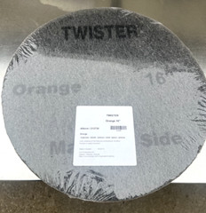 lot of two (2) New Twister Diamond Floor Pads 16″ Orange 212739