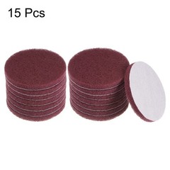 15pcs Drill Power Brush 4 Inch Tile Scrubber Scouring Pads 320-400 Grit