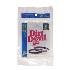 Dirt Devil Replacement Belts for Broom Vac, Package of 2