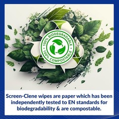 AF Screen + Lens Cleaning Wipes – Individual Anti-Static Cleaning Wipes For Smar