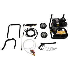 7HP Gasoline Manual High Pressure Washer Gasoline Washer w/ Hose 3400RPM 2200PSI
