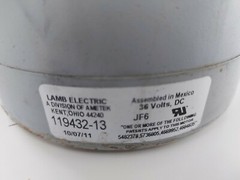 TESTED GUARANTEED Ametek Vacuum Motor, 36V 3-Stage 119432-13. FAST SHIPPING!!