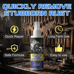 Rust Remover Spray for Metal, Multipurpose Rust Stain Remover, Heavy Duty Met…