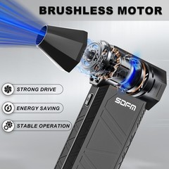 SDFM Electric Air Duster – 130000RPM Compressed Air Duster，3 Gear Adjusta