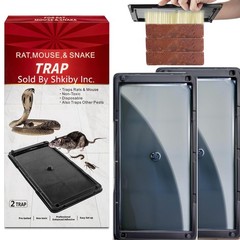 Rat & Mouse Glue-Traps 2 Pack, Large Bulk Traps, Indoor for Home, Pre-Scented Ad