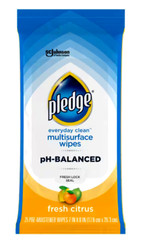 Pledge Multi-Surface Wipes, pH-Balanced formula – 25 ct.