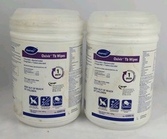 Lot Of 2 Diversey Oxivir TB Unscented Surface Wipes 160 Wipes Each