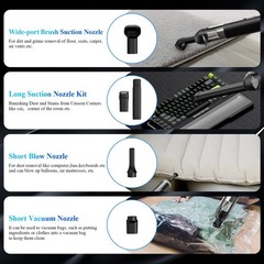 Minthouz Car Vacuum Portable Cordless – 20000PA High Power Handheld Vacuum wi…